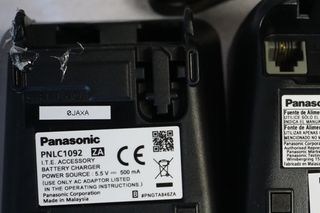 Teléfonos Inalámbricos Panasonic Negros