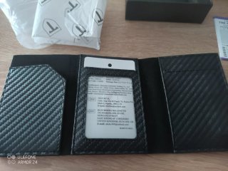 Tarjetero Cartera Negro