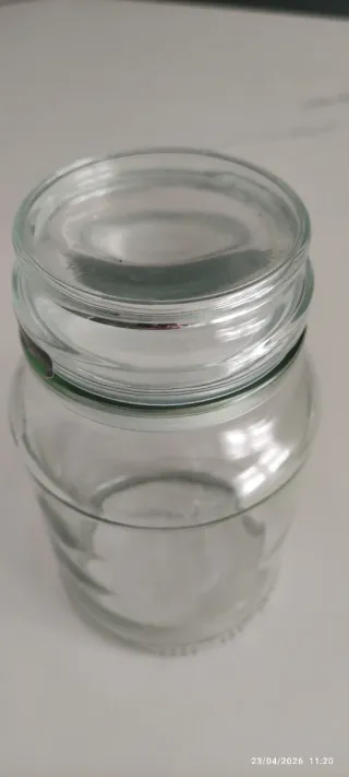 Tarros de cristal transparentes