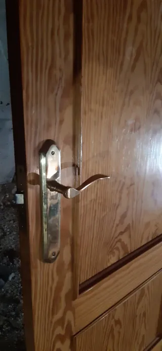 Puerta de madera cocina 198x72