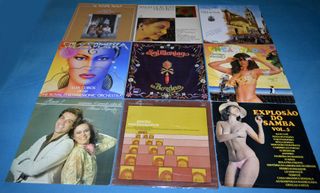 Lote variado 27 discos vinilo LPs.