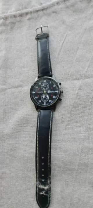 Lote 3 Relojes (Negro, Azul) Negro, azul  ,crema