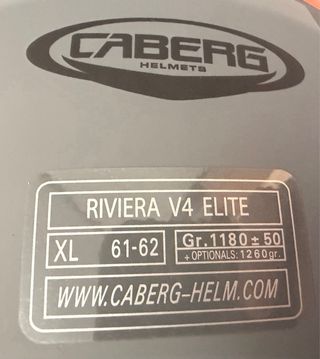 Casco moto Caberg Rivera V4 Elite