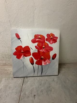 Cuadro Lienzo Amapolas