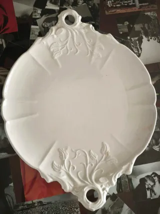 Bandeja La Cartuja Pickman Porcelana Blanca