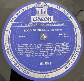LP Rodolfo Biagi y sus éxitos Vol. 4