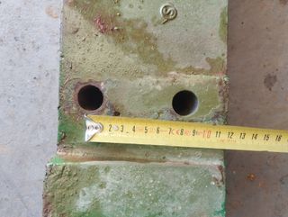 Soporte frontal contrapesas John Deere 3135