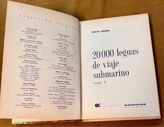 Libro: “ 20.000 Leguas de viaje submarino 1.