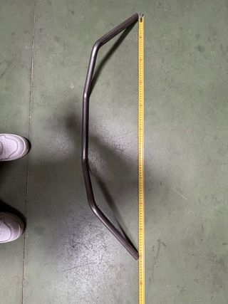 Manillar moto custom 22mm LONG HORN