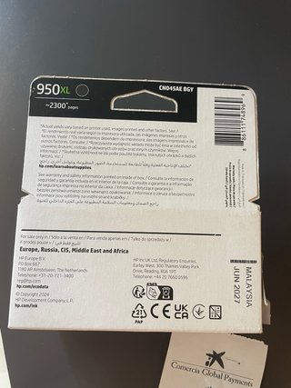 Cartucho Tinta HP 950XL Negro