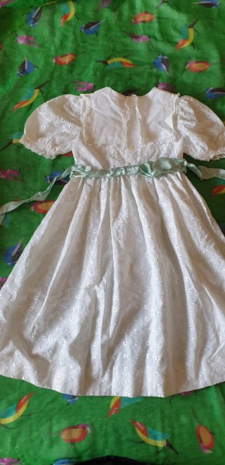 Vestido blanco niña talla 5