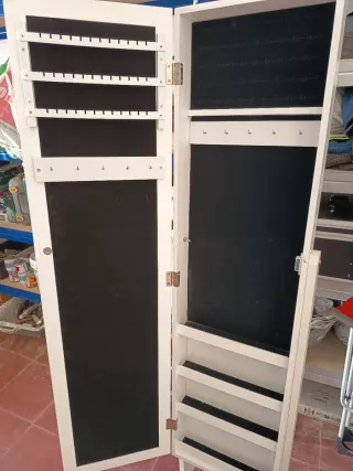 Espejo Joyero Blanco
