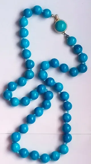 Collana turchese chiusura turchese anni 60