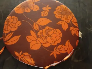 6 cojines redondos para sillas de jardin