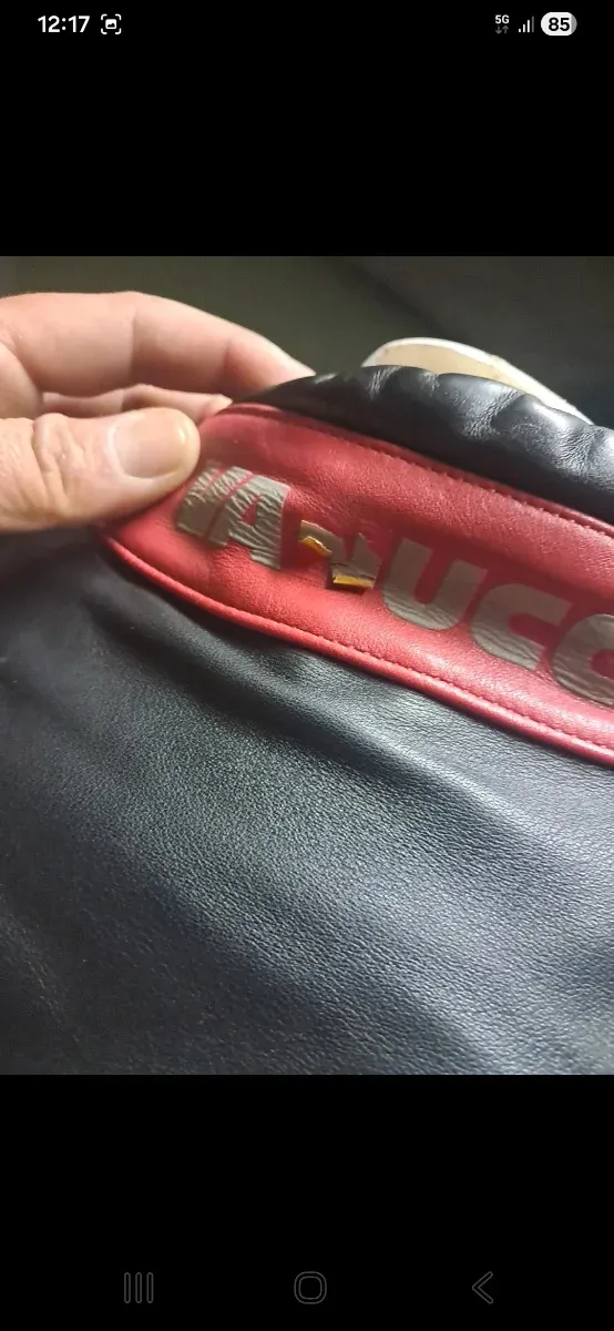Chaqueta Moto Vanucci Roja y Negra Talla L