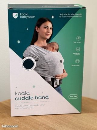 Mochila Portabebés Koala Cuddle Band Gris