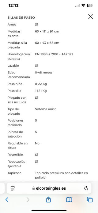 Silla de paseo Joie Signature compacta