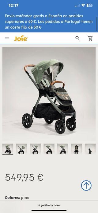 Silla de paseo Joie Signature compacta