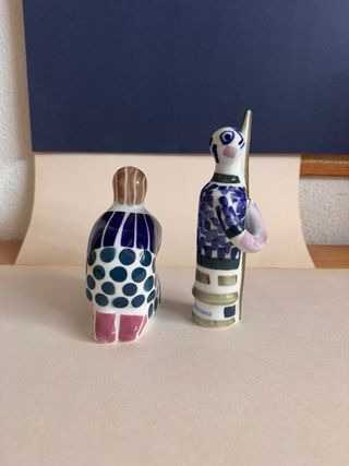 Pareja Figuras Cerámica Sargadelos