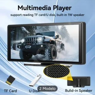Pantalla Carplay Android Auto 26.06cm + Cámara