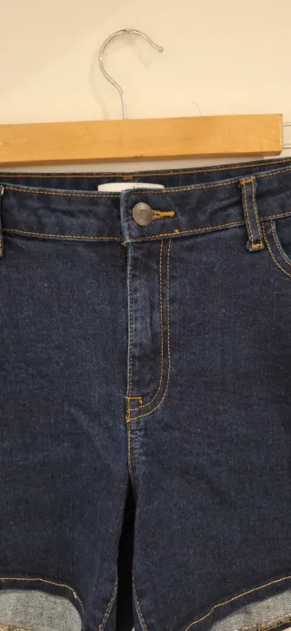 Pantalón corto vaquero oscuro