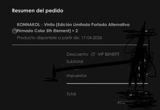 *FIRMADO Zayn-Konnakol (vinilo LP verde signed)