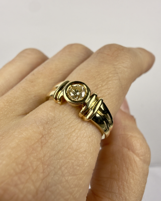 Anillo Oro 18K Diamante 0.30ct