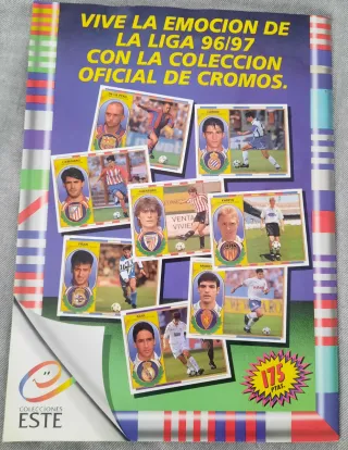 Álbum Cromos Liga Panini 96-97. Completo