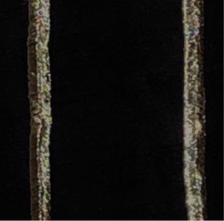 Pantalón baggy algodón negro y dorado Talla M