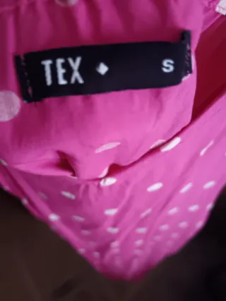 Vestido largo de lunares rosa