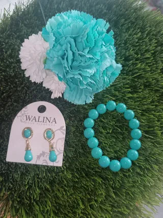 Lote Joyas Turquesa Niña Walina