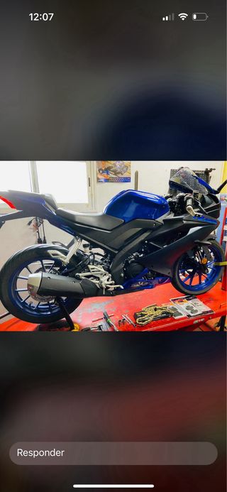 Yamaha R125 Azul/Gris Sportbike