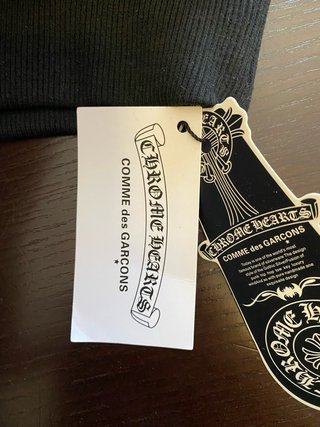 Felpa Chrome Hearts nera con decorazioni