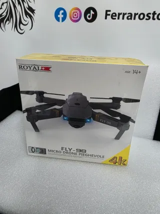 Drone Pieghevole FLY-98 Royal+ 4K