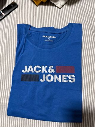 Camiseta Jack & Jones Azul Talla XL