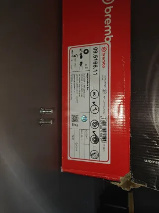 Pareja Discos Freno Brembo 256mm Ventilados