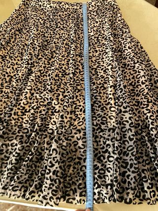 Falda larga estampado leopardo