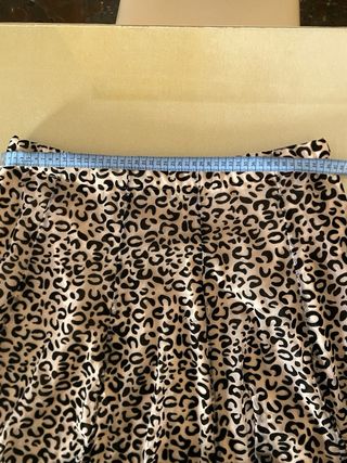 Falda larga estampado leopardo