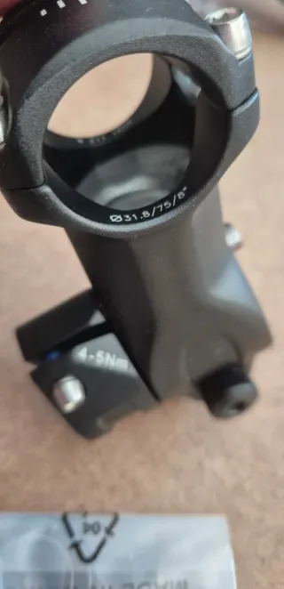 Potencia plegable de bicicleta