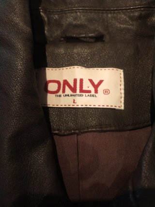 Chaqueta de piel ONLY mujer talla L