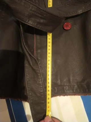 Chaqueta de piel ONLY mujer talla L