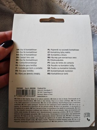 Custodia lenti a contatto a forma di rana