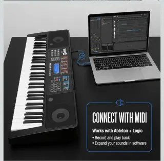 Teclado Rockjam RJ761 61 Teclas + Soporte + Kit