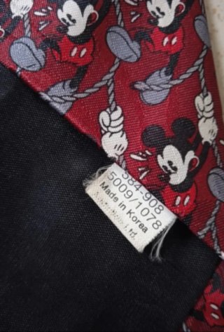 Corbata Disney vintage