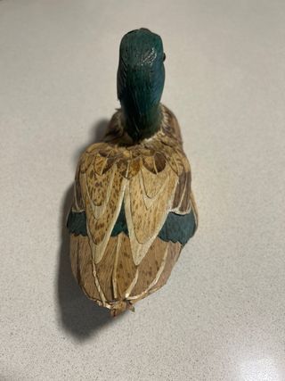 Pato decorativo fibras naturales