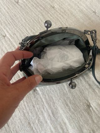 Bolso Abbaicino Verde Charol
