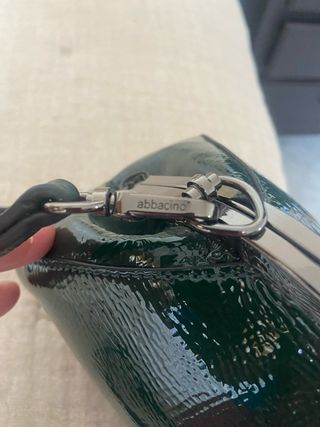 Bolso Abbaicino Verde Charol