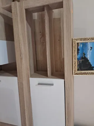 Mueble de salón bicolor