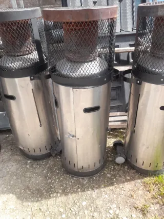 Estufa de Gas Exterior Metálica