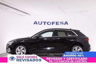 AUDI A3 SPORTBACK 35 TFSI MHEV AUTO LUXE 150CV 5P # NAVY,CUERO,FAROS LED, SPORTBACK 35 TFSI MHEV AUTO LUXE 150CV 5P